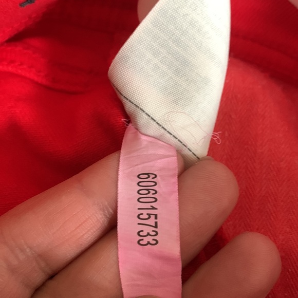 Abercrombie and Fitch Red Jean Shorts - Picture 9 of 9